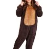 Plus Size Brown Bear Onesie Costume For Adults 2 Plus Size Brown Bear Onesie Costume For Adults -Halloween Costumes brown bear plus size onesie