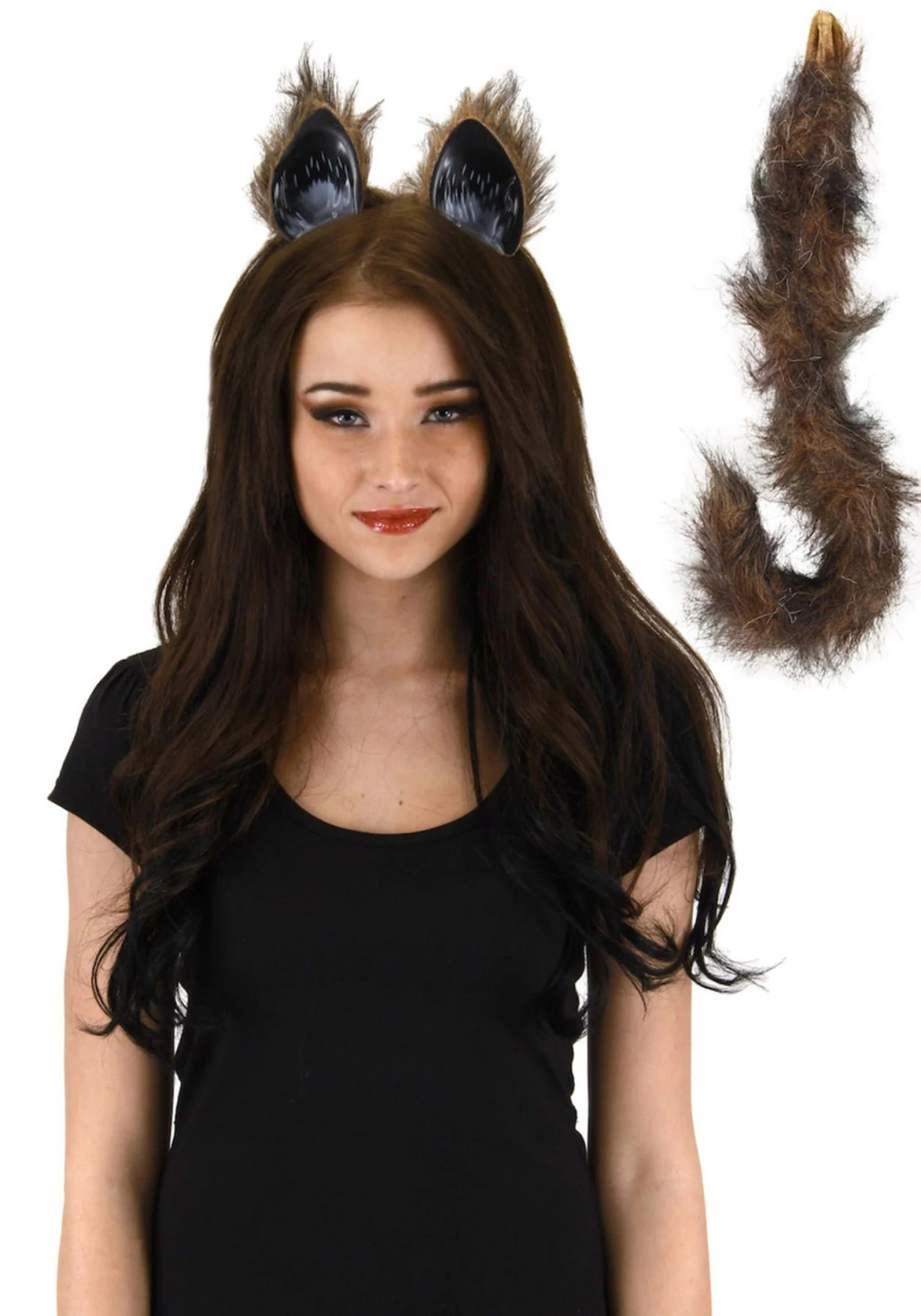 Furry Brown Cat Ears And Tail 3 Furry Brown Cat Ears And Tail