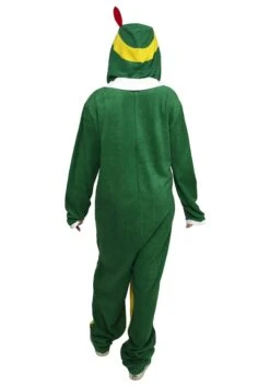 Adult Buddy The Elf Union Suit -Halloween Costumes buddy the elf union suit alt 3