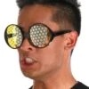 Black/Yellow Bug Eyes Glasses