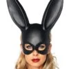 LEG AVENUE Black Bunny Adult Costume Mask 2 LEG AVENUE Black Bunny Adult Costume Mask -Halloween Costumes bunny mask