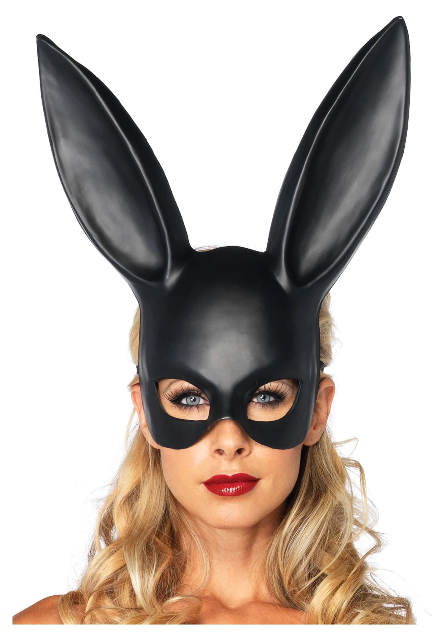 LEG AVENUE Black Bunny Adult Costume Mask 3 LEG AVENUE Black Bunny Adult Costume Mask