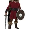 Burgundy Viking Costume For Men