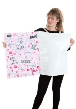 Mean Girls Burn Book Sandwich Board Costume For Adults -Halloween Costumes burn book sandwich board costume alt 1