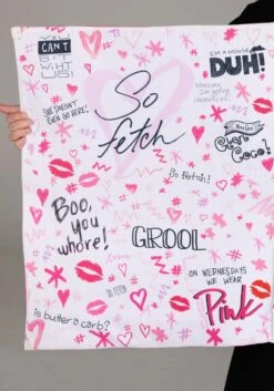 Mean Girls Burn Book Sandwich Board Costume For Adults -Halloween Costumes burn book sandwich board costume alt 2