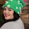 Adult Cactus Knit Slouch Beanie -Halloween Costumes cactus knit slouch beanie