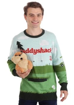 Adult Caddyshack Ugly Sweater 15 Adult Caddyshack Ugly Sweater -Halloween Costumes caddyshack ugly sweater alt 1