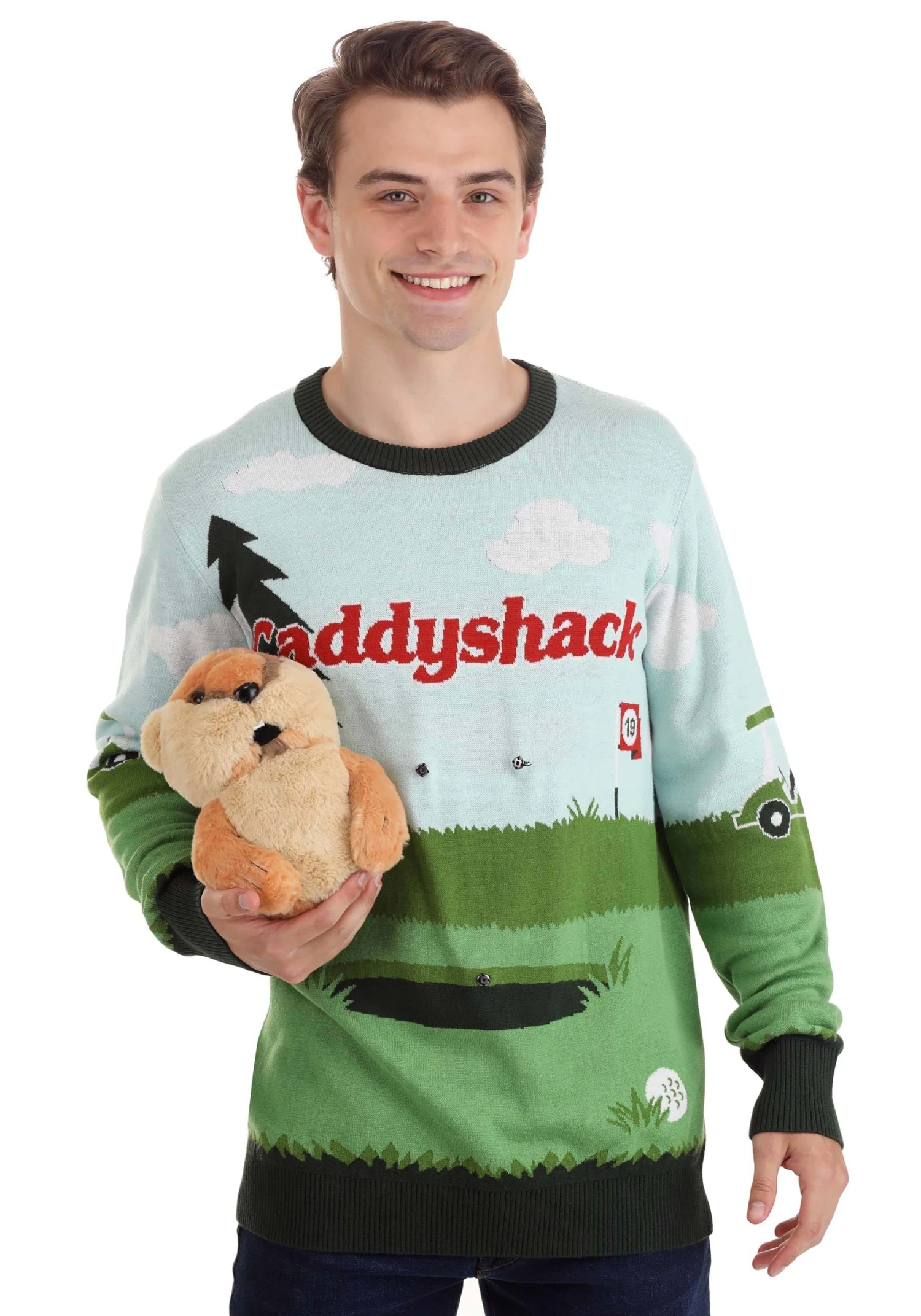 Adult Caddyshack Ugly Sweater 6 Adult Caddyshack Ugly Sweater - Image 4