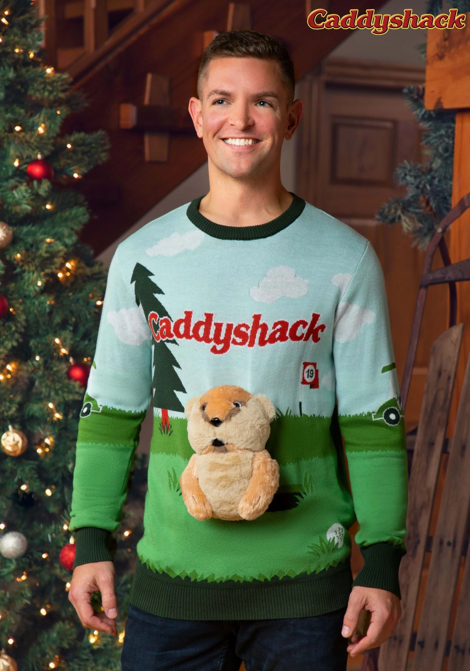 Adult Caddyshack Ugly Sweater 4 Adult Caddyshack Ugly Sweater - Image 2