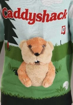 Adult Caddyshack Ugly Sweater 16 Adult Caddyshack Ugly Sweater -Halloween Costumes caddyshack ugly sweater alt 2