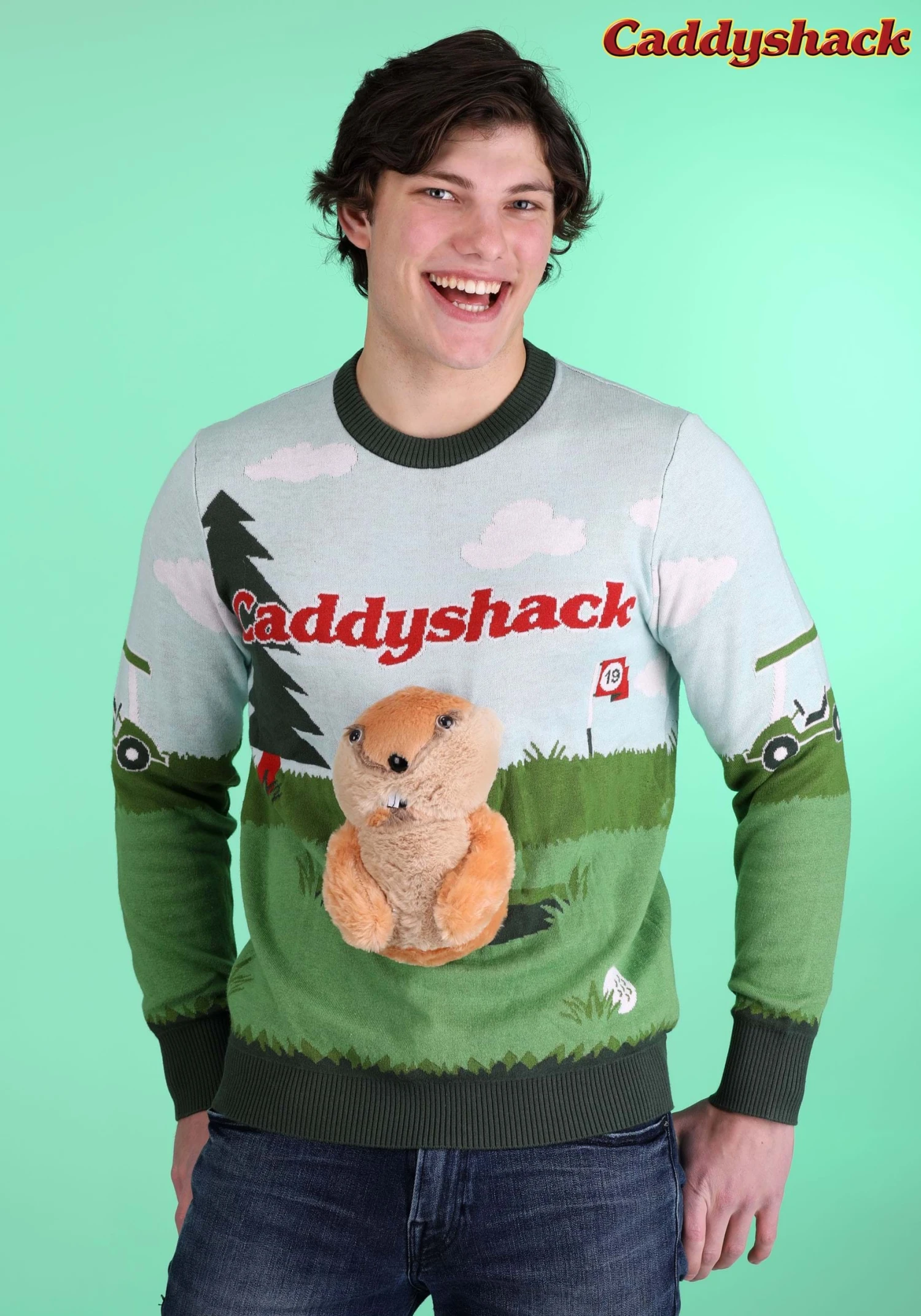 Adult Caddyshack Ugly Sweater 5 Adult Caddyshack Ugly Sweater - Image 3