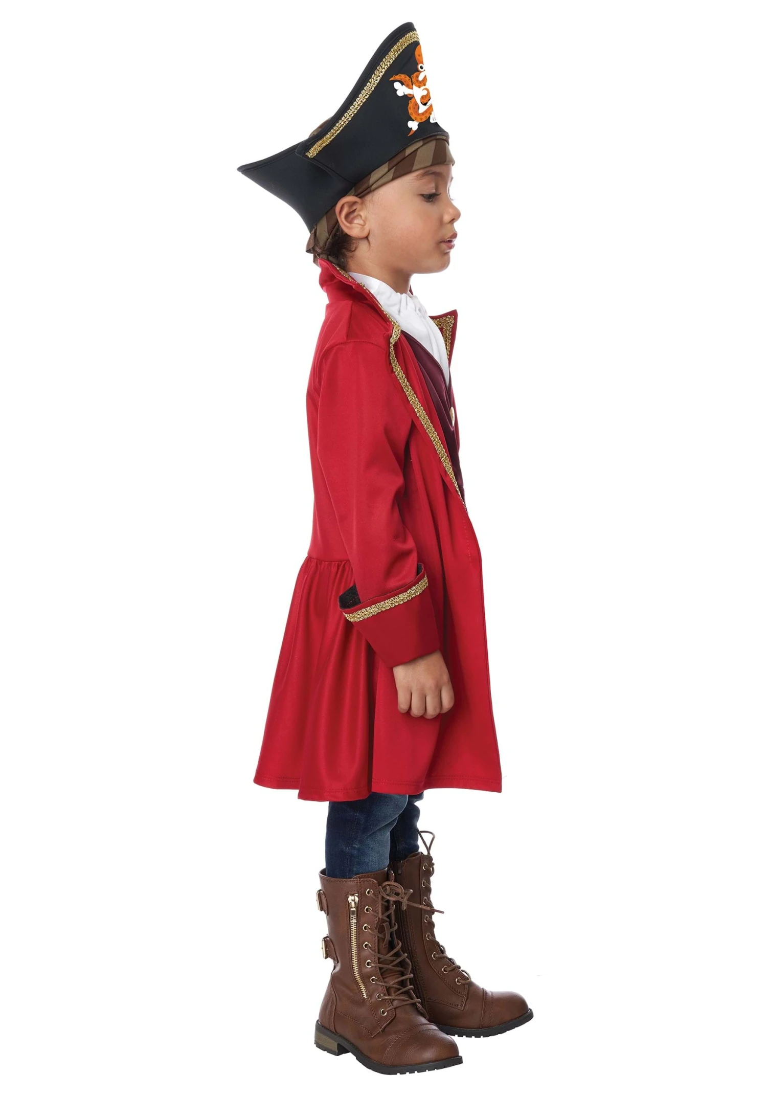 Boy's Cap'n Shorty Pirate Costume For Toddlers 5 Boy's Cap'n Shorty Pirate Costume For Toddlers - Image 3