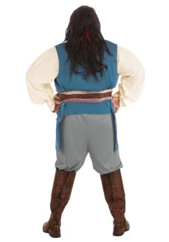 Men's Plus Size Captain Jack Sparrow Costume From Disney's Pirates Of The Caribbean 11 Men's Plus Size Captain Jack Sparrow Costume From Disney's Pirates Of The Caribbean -Halloween Costumes captain jack sparrow plus size men costume alt 3