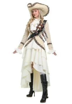 Women's Captivating Pirate Plus Size Costume Dress