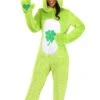 Adult Care Bears Classic Good Luck Bear Costume 1 Adult Care Bears Classic Good Luck Bear Costume -Halloween Costumes care bears adult classic good luck bear costume