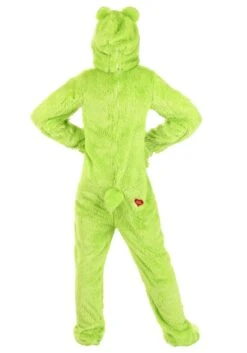 Adult Care Bears Classic Good Luck Bear Costume -Halloween Costumes care bears adult classic good luck bear costume alt 4