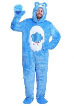 Care Bears Adult Plus Size Classic Grumpy Bear Costume -Halloween Costumes care bears adult classic grumpy bear costume alt 1