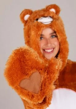 Care Bears Adult Classic Tenderheart Bear Costume 12 Care Bears Adult Classic Tenderheart Bear Costume -Halloween Costumes care bears adult classic tenderheart bear costume alt 4