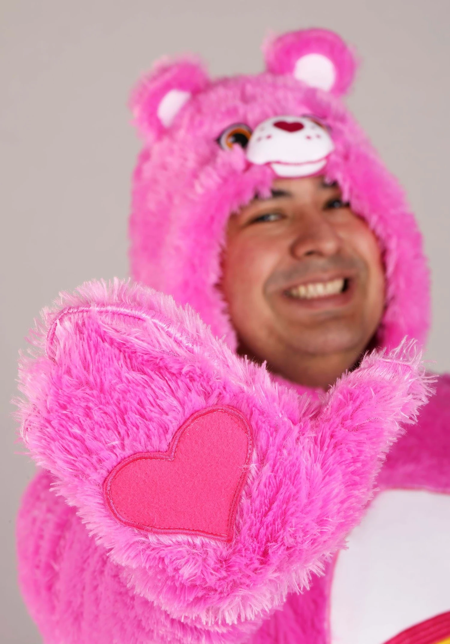 Plus Size Classic Cheer Bear Care Bears Costume For Adults 6 Plus Size Classic Cheer Bear Care Bears Costume For Adults - Image 4