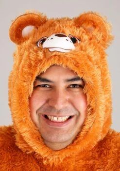 Plus Size Adult Classic Tenderheart Care Bears Costume -Halloween Costumes care bears adult plus classic tenderheart bear cos alt 4