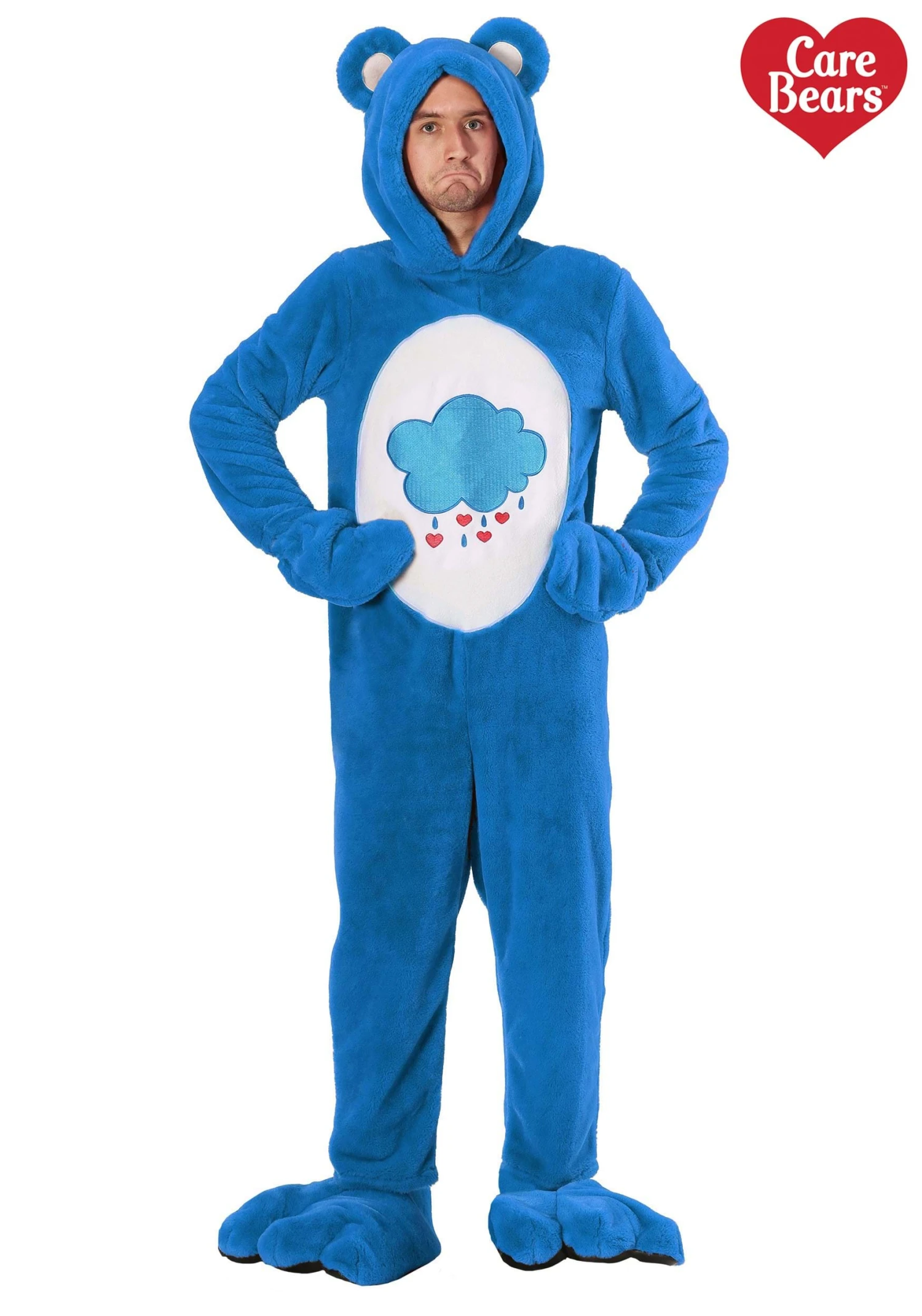 Deluxe Care Bears Grumpy Bear Costume For Adults 3 Deluxe Care Bears Grumpy Bear Costume For Adults