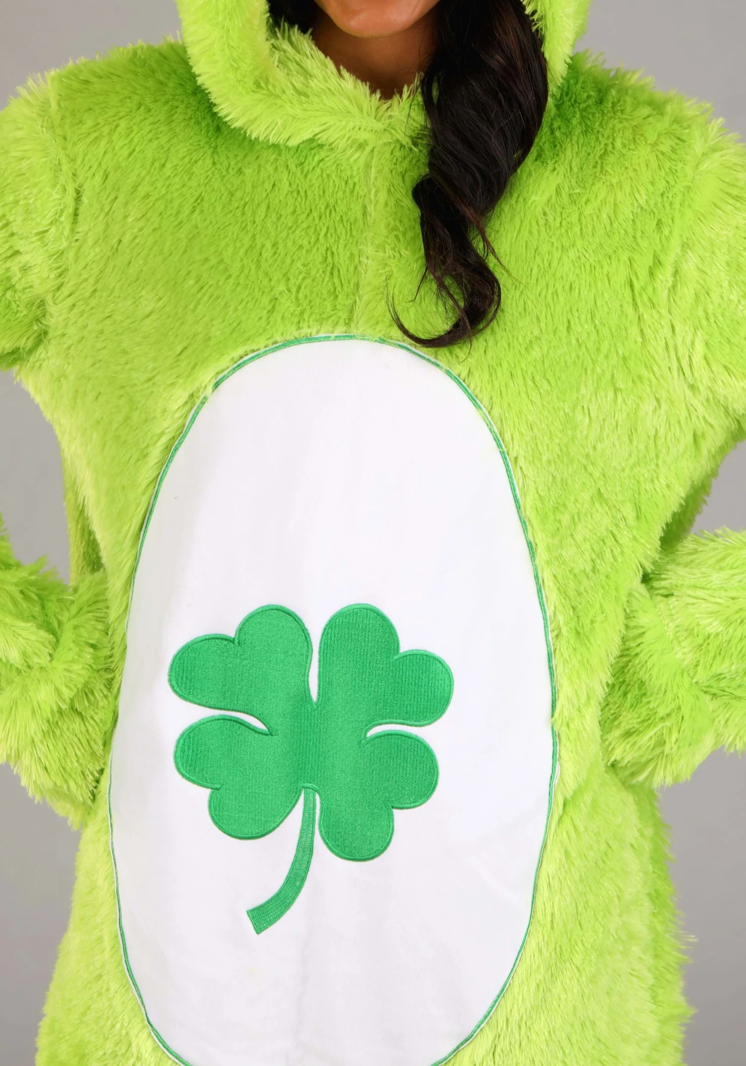 Care Bears Plus Size Classic Good Luck Bear Costume 7 Care Bears Plus Size Classic Good Luck Bear Costume - Image 5