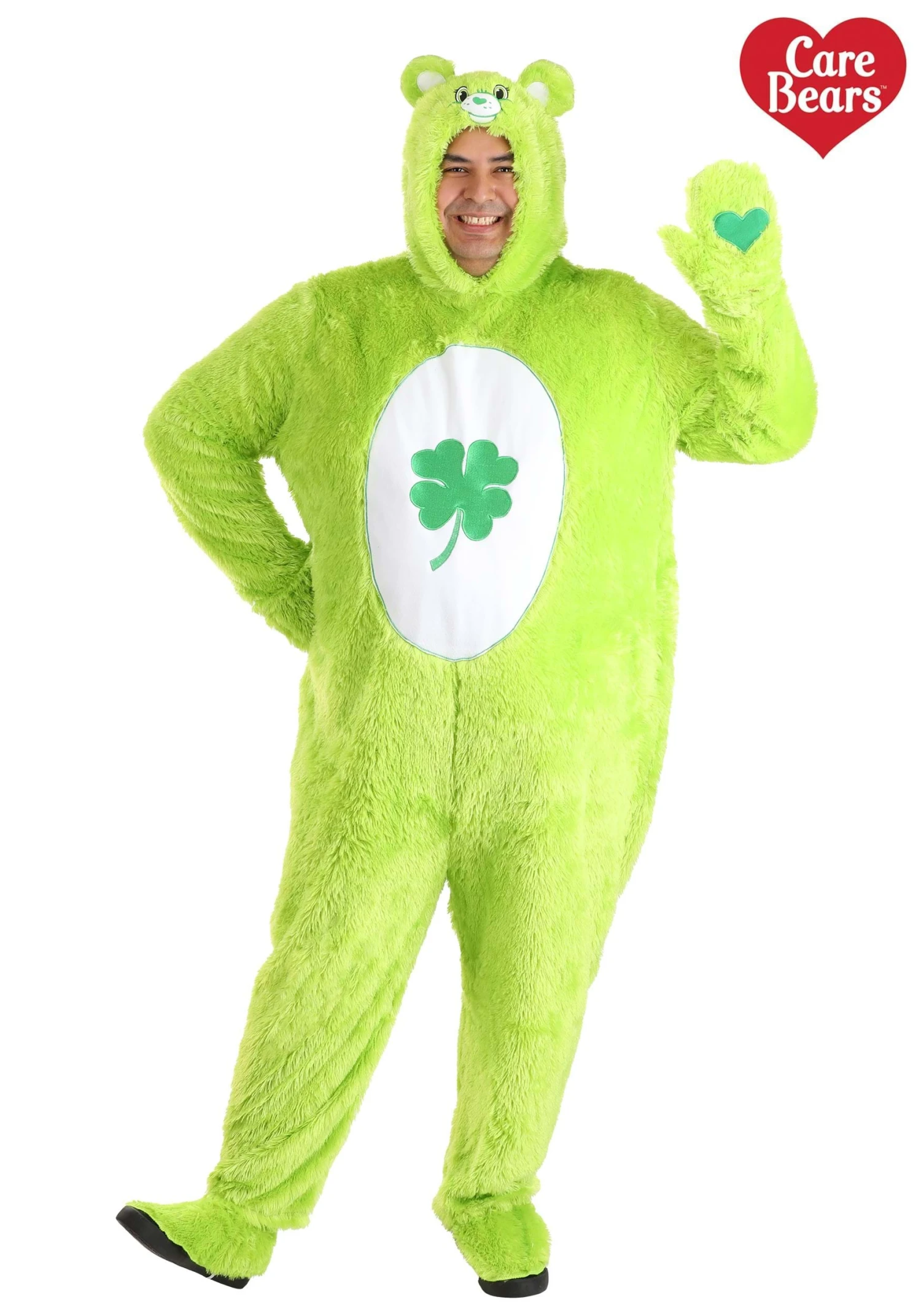 Care Bears Plus Size Classic Good Luck Bear Costume 4 Care Bears Plus Size Classic Good Luck Bear Costume - Image 2