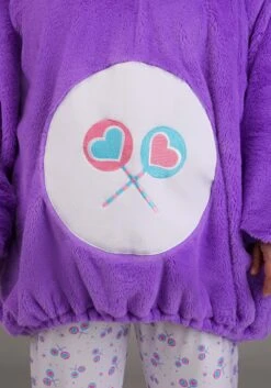 Plus Size Care Bears Deluxe Share Bear Hoodie Women's Costume -Halloween Costumes care bears plus size womens deluxe share bear hoo alt 6