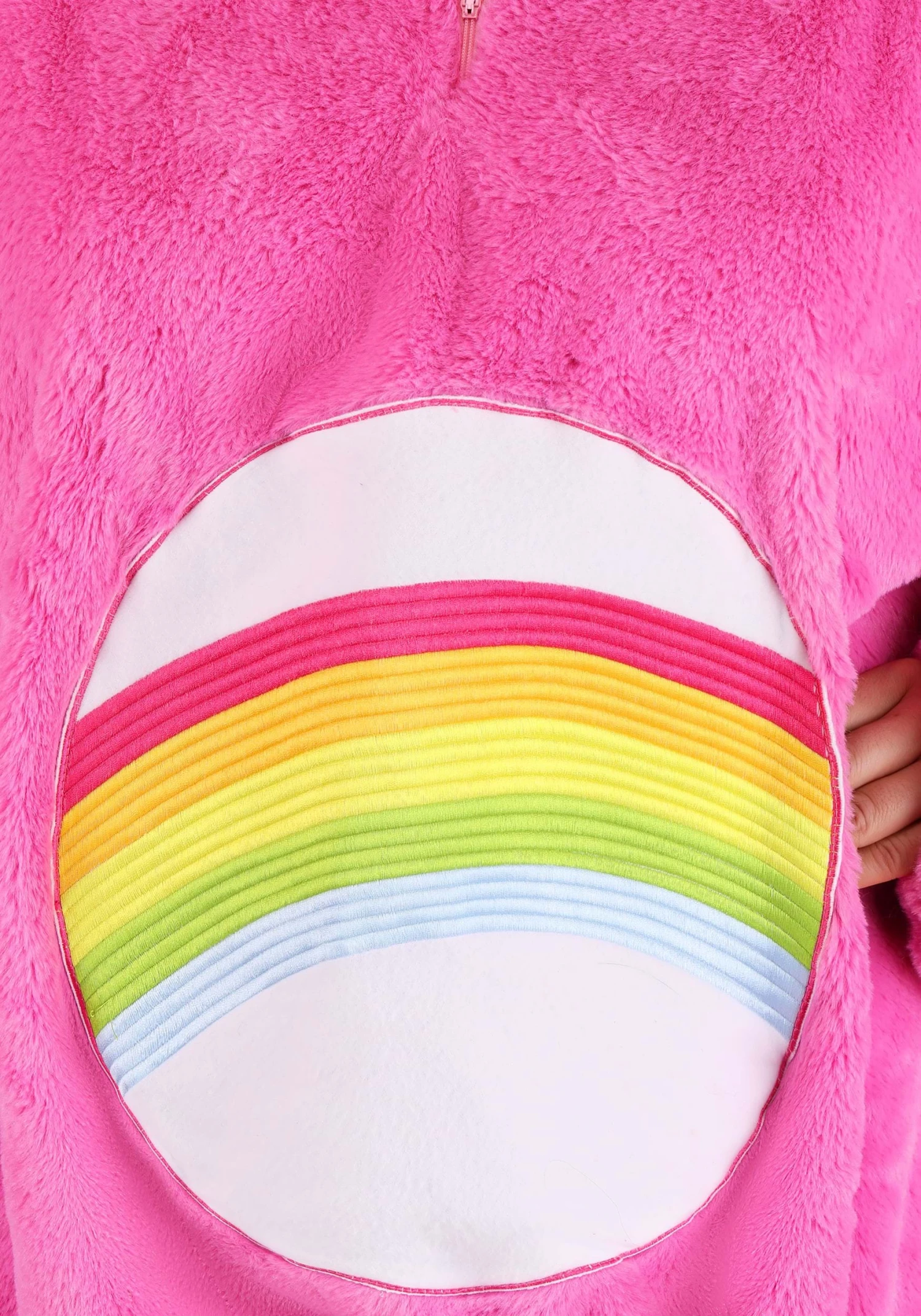 Care Bears Women's Plus Size Deluxe Cheer Bear Hoodie Costume 5 Care Bears Women's Plus Size Deluxe Cheer Bear Hoodie Costume - Image 3