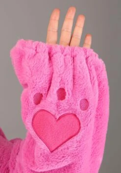 Care Bears Women's Plus Size Deluxe Cheer Bear Hoodie Costume 11 Care Bears Women's Plus Size Deluxe Cheer Bear Hoodie Costume -Halloween Costumes care bears womens plus deluxe cheer bear costume alt 3