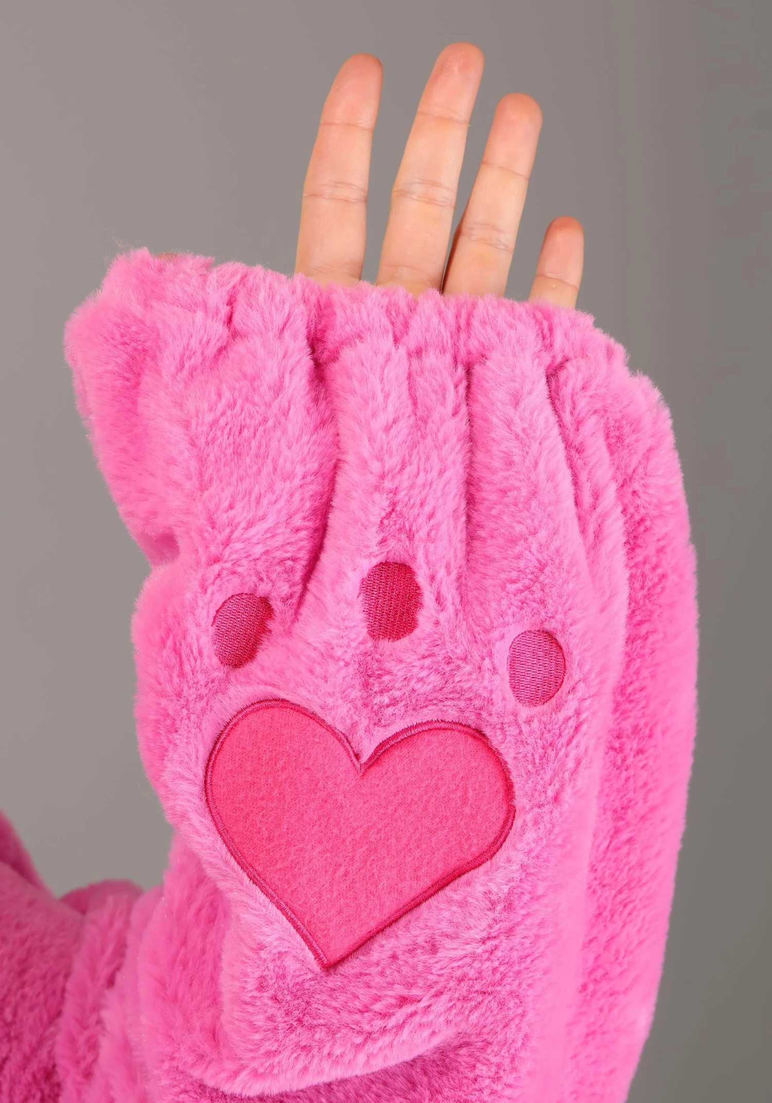 Care Bears Women's Plus Size Deluxe Cheer Bear Hoodie Costume 6 Care Bears Women's Plus Size Deluxe Cheer Bear Hoodie Costume - Image 4