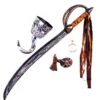 Fun World Caribbean Pirate Sword & Costume Accessory Kit 2 Fun World Caribbean Pirate Sword & Costume Accessory Kit -Halloween Costumes caribbean pirate accessory kit
