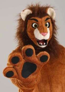 Adult Cartoon Lion Mouth Mover Costume 12 Adult Cartoon Lion Mouth Mover Costume -Halloween Costumes cartoon lion mouth mover costume alt 3