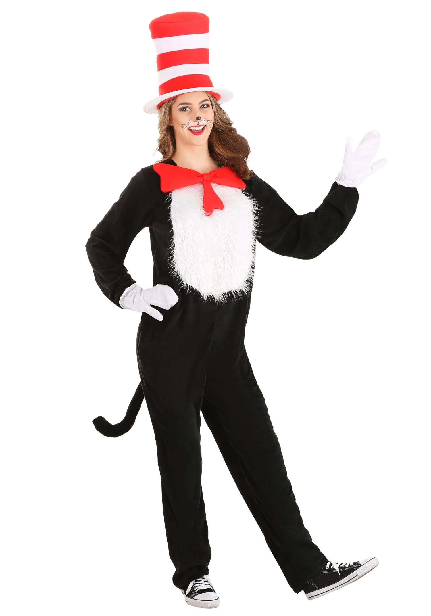 Cat In The Hat Plus Size Adult Costume 12 Cat In The Hat Plus Size Adult Costume - Image 10