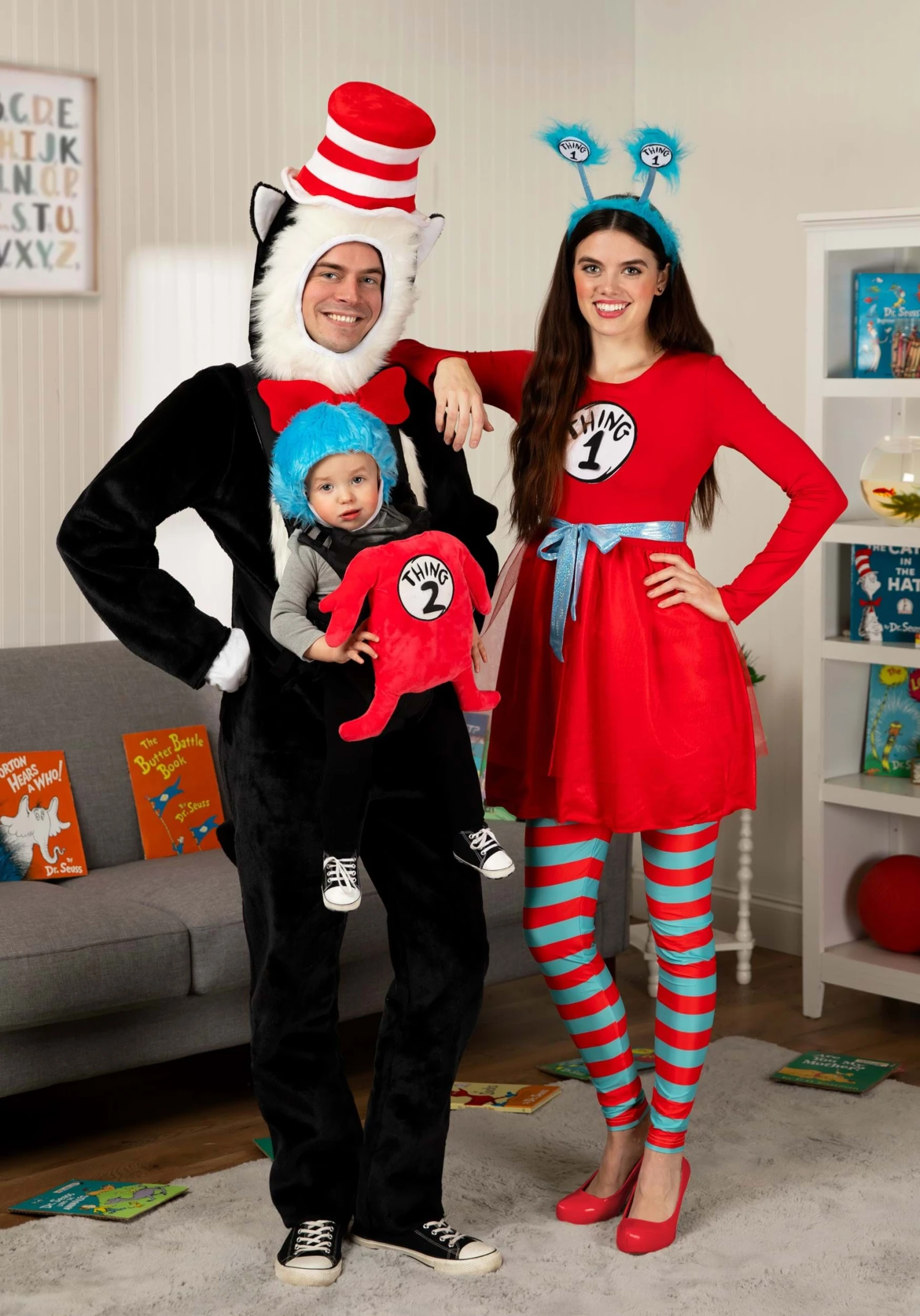Adult Cat In The Hat Premium Costume 4 Adult Cat In The Hat Premium Costume - Image 2