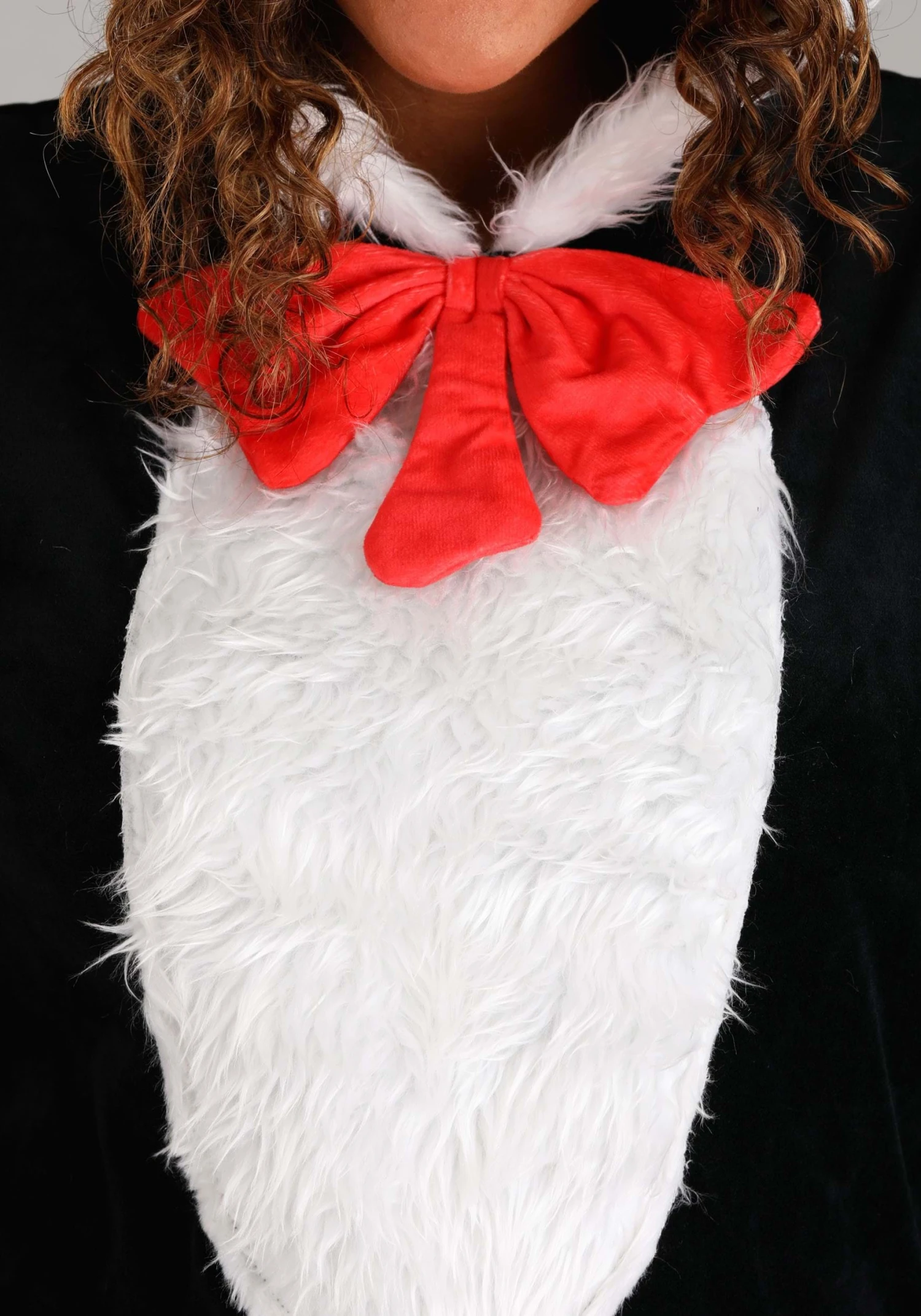 Cat In The Hat Hoodie Costume Top For Adults 6 Cat In The Hat Hoodie Costume Top For Adults - Image 4