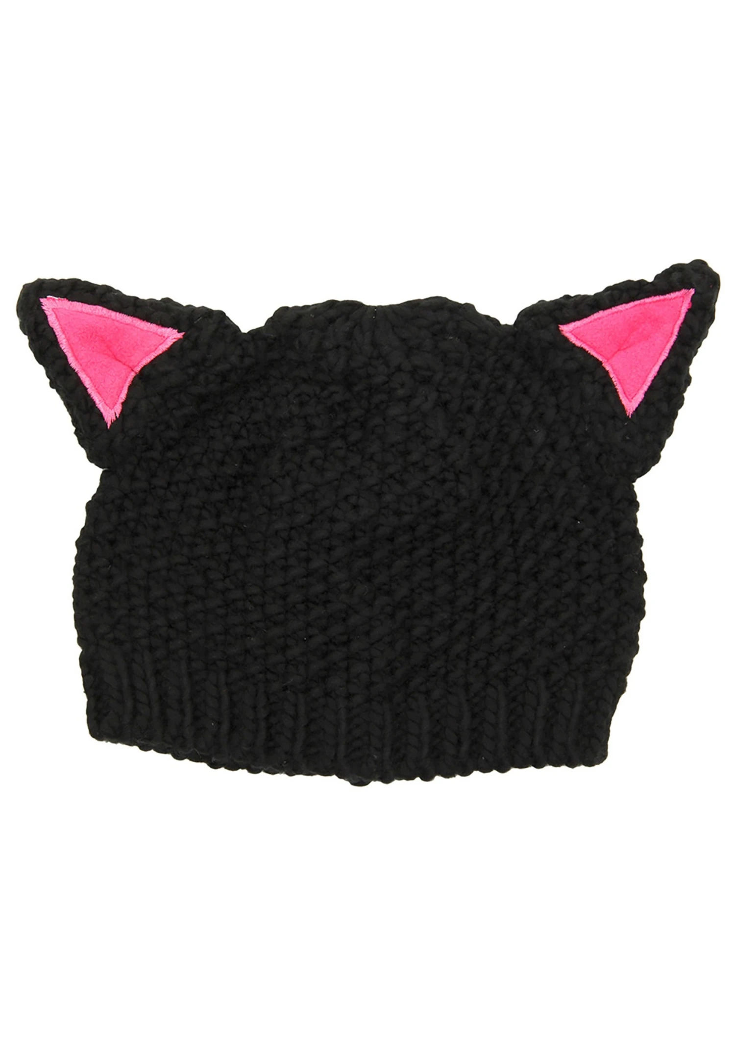 Knitted Black Cat Beanie 5 Knitted Black Cat Beanie - Image 3