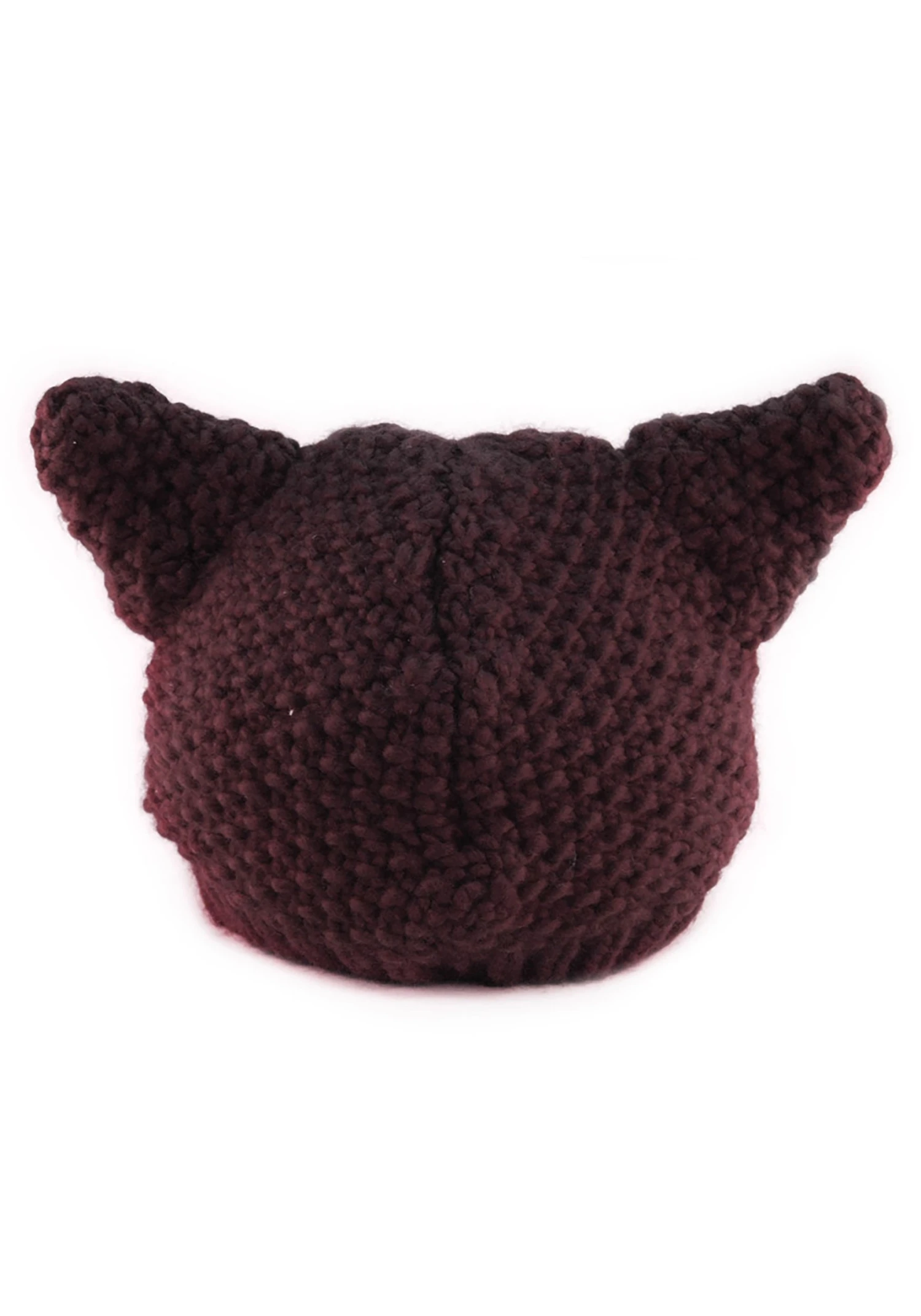 Knitted Black Cat Beanie 6 Knitted Black Cat Beanie - Image 4