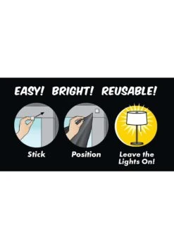 Silhouette Cats & Bats Window Poster Decoration -Halloween Costumes cats bats silhouette window poster alt 4