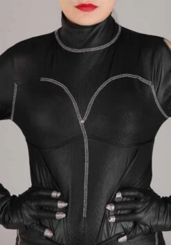 Women's Catwoman Deluxe Costume 10 Women's Catwoman Deluxe Costume -Halloween Costumes catwoman deluxe adult costume alt 2
