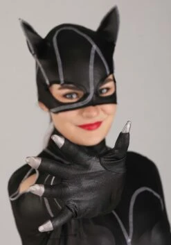 Women's Catwoman Deluxe Costume 11 Women's Catwoman Deluxe Costume -Halloween Costumes catwoman deluxe adult costume alt 3