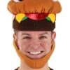 Soft Cheeseburger Jawesome Costume Hat 2 Soft Cheeseburger Jawesome Costume Hat -Halloween Costumes cheeseburger jawesome hat
