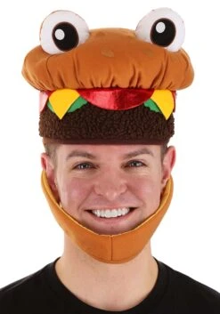 Soft Cheeseburger Jawesome Costume Hat