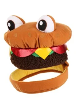Soft Cheeseburger Jawesome Costume Hat 11 Soft Cheeseburger Jawesome Costume Hat -Halloween Costumes cheeseburger jawesome hat alt 4