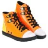 Chelsea Patent Leather Candy Corn High Top Sneakers -Halloween Costumes chelsea patent candy corn high top sneakers