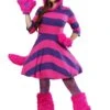 Plus Size Cheshire Cat Women's Costume Dress 2 Plus Size Cheshire Cat Women's Costume Dress -Halloween Costumes cheshire cat plus size womens costume