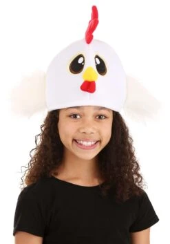 Chicken Velour Costume Hat