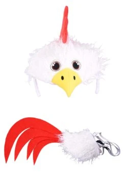 Chicken Soft Headband & Tail Costume Accessory Kit -Halloween Costumes chicken plush headband tail kit alt 6