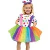 Fun World Girl's Big Top Fun Toddler Clown Costume 1 Fun World Girl's Big Top Fun Toddler Clown Costume -Halloween Costumes child big top fun clown costume