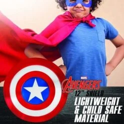 JAZWARES 12 Inch Captain America Shield For Children 13 JAZWARES 12 Inch Captain America Shield For Children -Halloween Costumes child captain america 12 inch shield 4